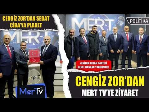 YRP Genel Başkan Yardımcısı Zor’dan Mert TV’ye Ziyaret ve Sedat Ciba’ya Plaket