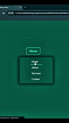 How to create Dropdown Menu in js | Day 39/100 JS Mini Project