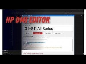 Free HP DMI Editor & BIOS Password Remover 2026 – Works on 16MB & 32MB Chips!