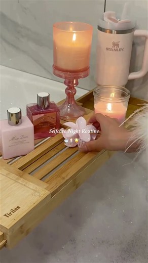 Immersive ASMR: Bedtime Bath & Night Skincare 💆‍♀️📖 - 治愈晚间泡澡护肤：睡前的仪式感！ASMR #relaxing #asmr #fall