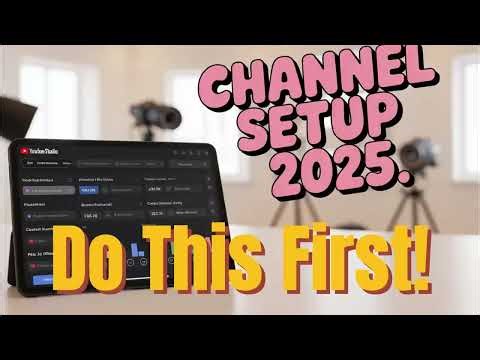 How to Set Up Your YouTube Channel in 2025 (Step-by-Step Tutorial)