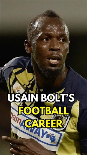 When the Fastest Man Alive Tried to Become a Footballer #footballshorts #usainbolt #football