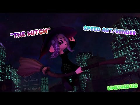 [Blender/Splatoon] TheWitch | Speed Art/Render