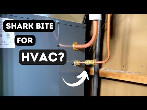 Push Connect Shark Bite Fittings For HVAC?! -HVAC Retrofit Using Zoomlock Push Fittings-