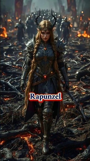 Disney Princesses Reimagined as Dark Elf Warriors #midjourney #aiart #disneyprincesses