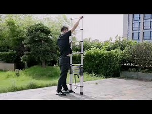 3.8M Telescopic Ladder Review | Easy Setup & Space-Saving Multi-Purpose Ladder