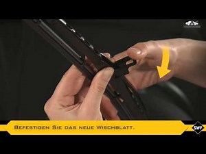Montage eines SWF Das Original Frontwischers mit A-Adapter