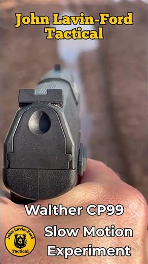 Walther CP99 Slow Motion Experiment. #airpistol #airgunfun #airgunshooter