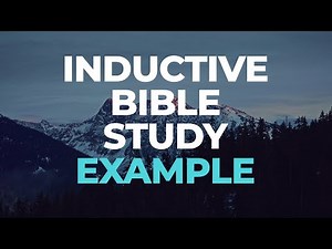 Inductive Bible Study Example - Bible Study Guide
