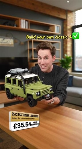 Land Rover Defender MOC Build with LEGO Technic