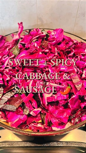 Sweet & Spicy Cabbage with Sausage | Easy Dinner Idea