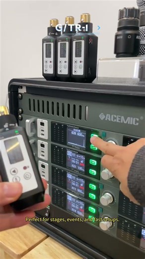 ACEMIC G4/TR-1 Wireless Microphone System: Infrared Auto Scan & True Diversity Setup Guide