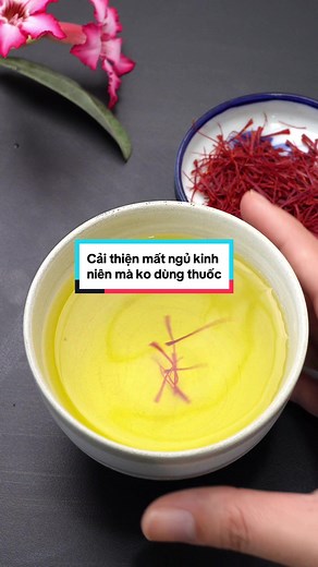Cải thiện mất ngủ kinh niên mà không dùng thuốc #matngu #saffron #nhuyhoanghetay #kingdomherb