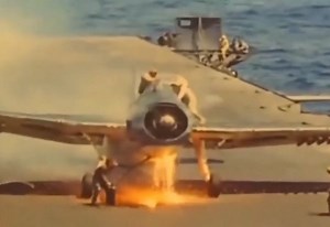 Military Aviation on Instagram: "Coloured WW2 footage, showing U.S carrier operations in the Pacific. This footage shows some of the extreme dangers naval pilots & crew faced on a daily basis."