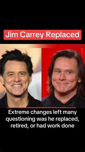 Jim Carrey Replaced - a dramatic change in appearance has left many wondering if this really was him at his most recent appearance at an award show that he was honored at. Maybe he had to be replaced or retired after being so outspoken his interviews about the behind the scenes of Hollyweird and the occult and he was finally silenced. #jimcarrey #celebrity #glowup #viral #fyp | The Strangest