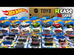 Unboxing Hot Wheels 2019 H Case 72 Car Assortment!