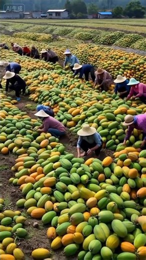 Enjoy Beautiful Nature Life 🥝🍎🍊🍉🍓🫐🍒 #fruit #farming #vegetables