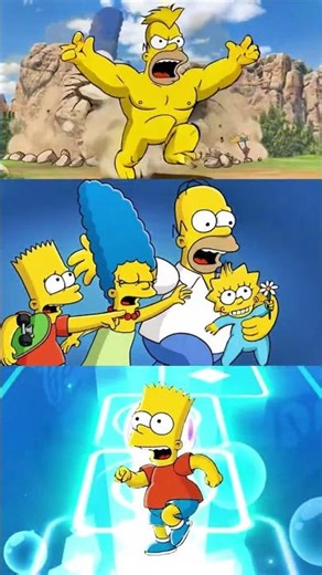 Bart Simpson Rhythm Game But Homer Breaks Everything 😂 #shorts #gaming #simpsons