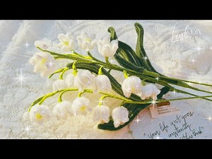 Làm hoa linh lan từ kẽm nhung/ How to make lily of the valley by pipe cleaners