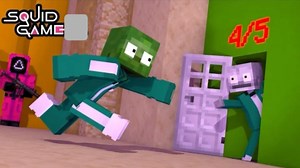 【搬运/MC】Monster School : Squid Game - Minecraft Animation 我的世界动画-怪物学院之鱿鱼游戏