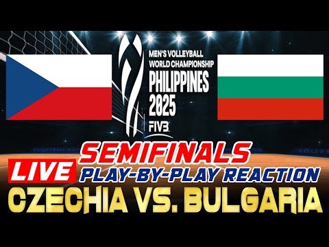 Bulgaria vs. Czechia Semifinals | FIVB Men's Volleyball World Championships 2025 | Live Score