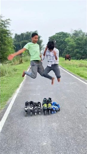 Master These Crazy Skating Techniques for Fun!,😯🛼#roadskating #ytshorts