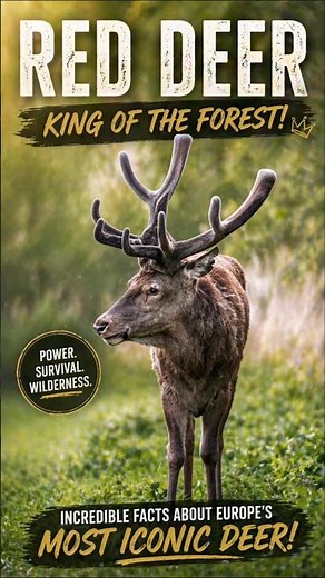 Red Deer Facts | Wildlife Photography of Europe’s Majestic Deer #reddeer #photography #wildlife