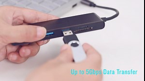 Lemorele USB C Hub 6 in 1 USB C Adapter with 4K@30Hz HDMI, 3USB 3.0 Ports, SD/TF Card Reader, Multiport Adapter Dongle for M1 MacBook Air/Pro 2020/2019, iPad Pro 2021, iPad Air, Other Type C Devices