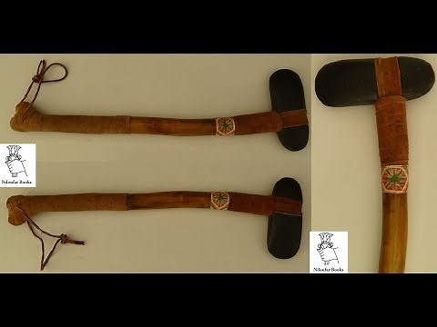 Tomahawks: Native American stone-headed tomahawk Part 2