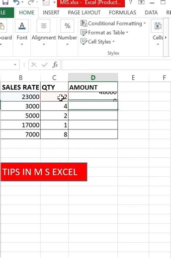 multiple in ms excel | multiple formula in excel