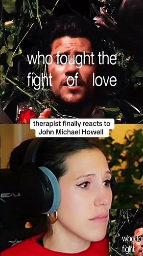 therapist finally reacts to JMH 😭😭 #viral #fyp #johnmichaelhowell #shorts #youtubeshorts