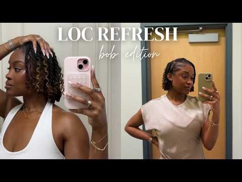 LOC REFRESH with me: Loc BOB Edition | How to Make your Loc Style Last