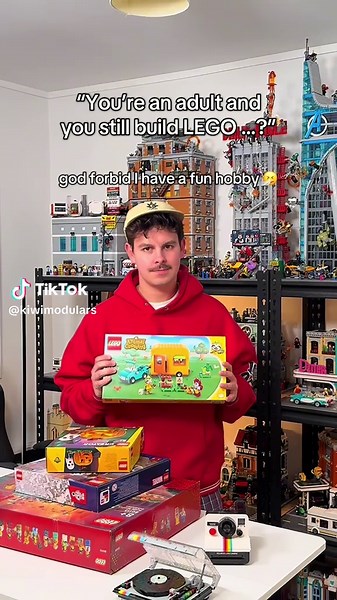 Building with Colorful LEGO Bricks for Adults