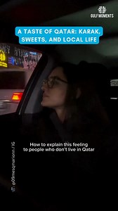 Karak, sweets, and good vibes—living the dream in Qatar! ☕ : @09mesqmarionn / IG #qatar #qatarmoments #doha #gulfmoments #gcc | GulfMoments | Facebook