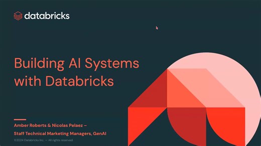 Building AI Systems with Databricks