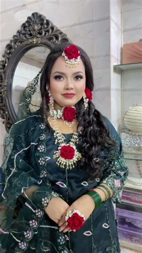 Bridal makeover done #new #trendingsong #khuskhus #f9