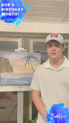 "Anything that you're willing to practice, you can do." ~ Bob Ross CRI® Jeremy Rogers practiced and became an AWESOME Certified Ross Instructor! You can too! 🎨 | "The Joy of Painting" with Bob Ross