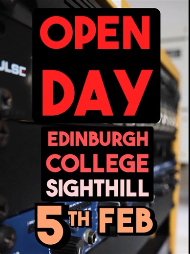 Open Day at Edinburgh College Sighthill on the 5th of February!!! Come along and check out all of our studios! #edinburghcollege #edinburghcollegetv #television #filma24