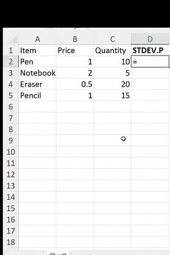 Master Excel's STDEV P Formula Calculate Population Standard Deviation! 📊