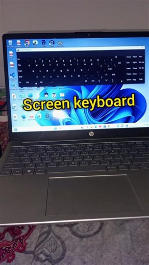Open screen keyboard in 1 second || #shortcutkeys #computer #windows #computereducation #shorts