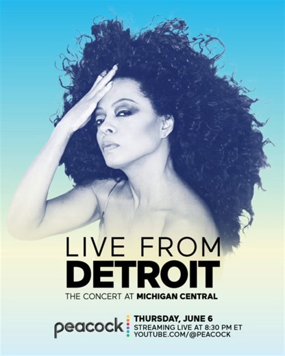39K views · 1.3K reactions | Click the link to watch my performance LIVE at the Michigan Central opening ceremony tonight starting at 8:30pm ET/5:30pm PT #michigancentralopen #dianaross #dianarossthankyou https://www.youtube.com/watch?v=ZLDV1OLgmQw | Diana Ross | Facebook