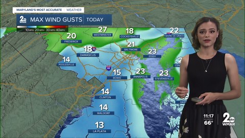 WMAR-2 News Abigail Degler weekend weather