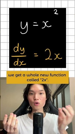 A quick explanation on how differentiation is used. #igcse #study #math #gradient #differentiation