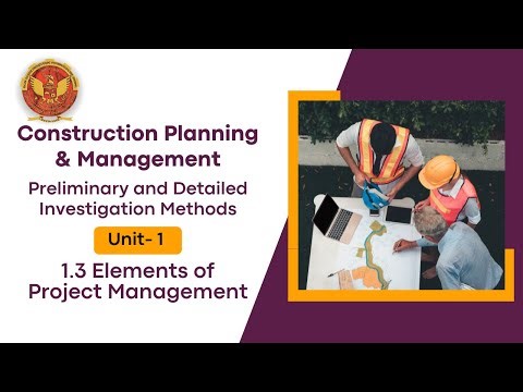 1.3 Elements of Project Management | CE503(B) |