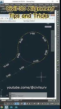 Creating Civil 3D Alignments: Essential Tips and Techniques #tutorial