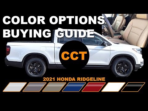 2021 Honda Ridgeline - Color Options Buying Guide