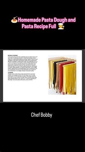 🇵 🇦 🇭 🇦 🇩 🇮 _🇨 🇭 🇪 🇫 _🇧 🇴 🇧 🇧 🇾 _🦅 on Instagram: "Homemade Pasta Dough and Pasta Recipe Full"