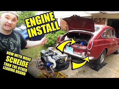 VW Type-3 Engine Installation - Loose Cylinder Head Repair