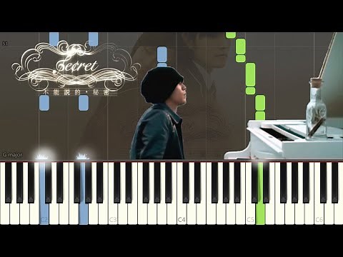 周杰倫 Jay Chou - 不能說的秘密 Secret (Piano Tutorial by Javin Tham)