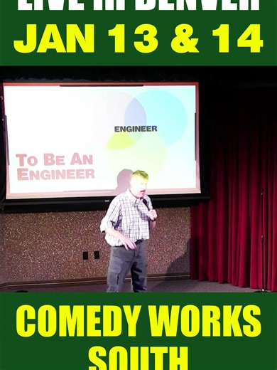 Don McMillan LIVE in DENVER! THE Engineer/Comedian's NEW Tour for 2026 is premiering at the Comedy Works South on JAN 13 and 14! All NEW Charts, Graphs and Laughs for the New Year! Get Your Tickets: Now: comedyworks.com @comedyworksdenver @agt #standupcomedy #standup #Engineering #engineers #nerds #livecomedy #cleancomedy #comedyworks #comedyworkssouth #denvercomedy #denvertechcenter